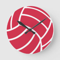 Rote Volleyballikone