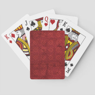 Rote Vorlage Zazzle_Growshop. Spielkarten