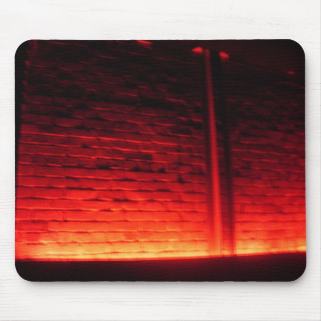 Rote Wand Mousepad (Vorne)