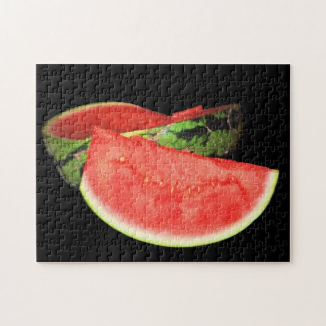 Rote Wassermelone Puzzle (Horizontal)