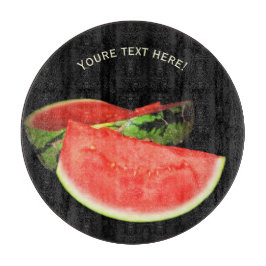 Rote Wassermelone Schneidebrett