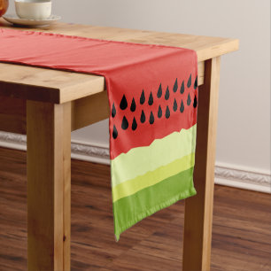 Rote Wassermelone Slice Tischläufer