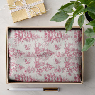 Rote Weihnachts-Toilette-Geschenkpapier Seidenpapier