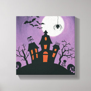 Rote Weihnachtsdekorations-Freude Leinwanddruck