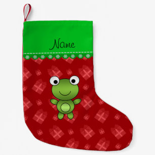 Rote Weihnachtsgeschenke des personalisierten Kleiner Weihnachtsstrumpf