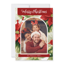 Rote Weihnachtssterne Frohe Weihnachten Personalis