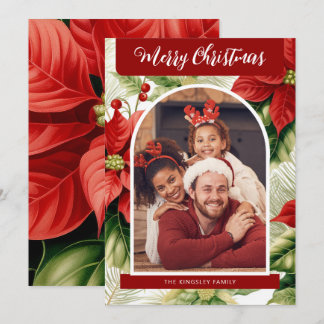 Rote Weihnachtssterne Frohe Weihnachten Personalis
