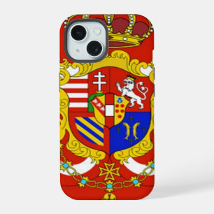 Rote Weiße Banner Großherzogtum Toskana iPhone 15 Hülle
