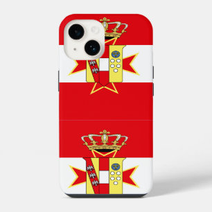 Rote Weiße Banner Großherzogtum Toskana iPhone Hülle