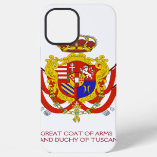 Rote Weiße Banner Großherzogtum Toskana iPhone Hülle