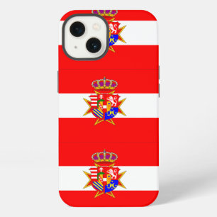Rote Weiße Banner Großherzogtum Toskana iPhone Hülle