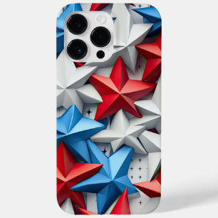 ROTE WEISSE BLAUE PATRIOTIC USA STARS Case-Mate iPhone 14 PRO MAX HÜLLE