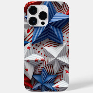 ROTE WEISSE BLAUE PATRIOTIC USA STARS Case-Mate iPhone 14 PRO MAX HÜLLE