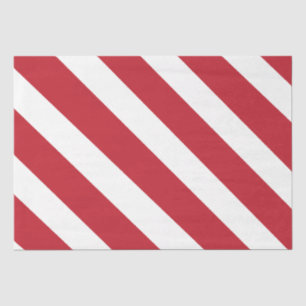 Rote weiße diagonale Streifen Seidenpapier