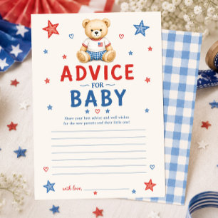 Rote Weiße & Fällige Beratung für Baby-Karte Einladung