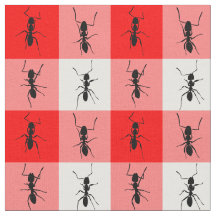 Rote weiße Karos der Ameisenpicknick-Decke