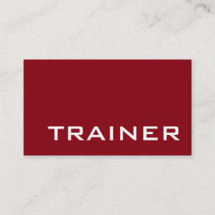 Rote Weiße Professionelle Fitness Sport Visitenkar Visitenkarte