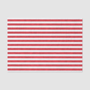 Rote weiße strukturierte Streifen-hübsches Seidenpapier