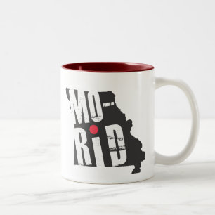 Rote/weiße Tasse