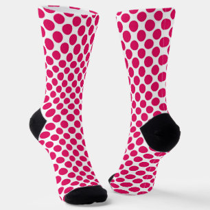 Rote Weiße Tupfen Socken