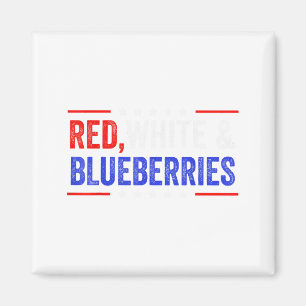 Rote, Weiße und Blaubeeren Patriot Dom 2025 Magnet
