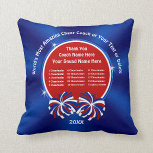 Rote, weiße und blaue Chefköche Kissen