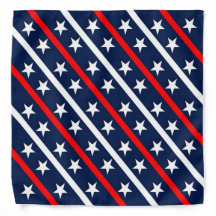 Rote, weiße und blaue Sterne und Diagonale Streife