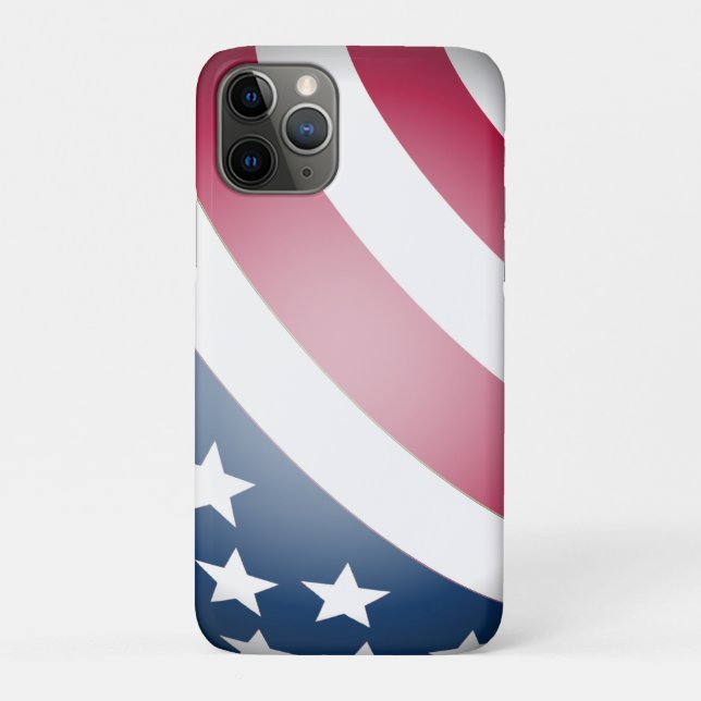 Rote, weiße und blaue US Flagge, USA-Flagge Case-Mate iPhone Hülle (Rückseite)