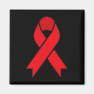 Rote Woche des Blutkrebs Sensibilisierung für HIV/ Magnet