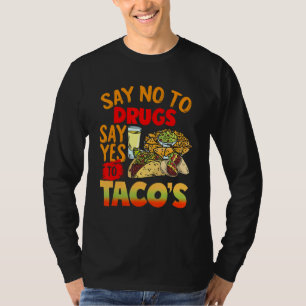 Rote Woche sagt nein zu Drogen sagen ja zu Tacos T-Shirt