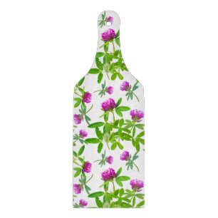 Rote Wolken auf Weiß Schneidebrett