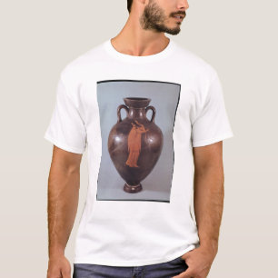 Rote Zahl Amphora des Dachbodens T-Shirt