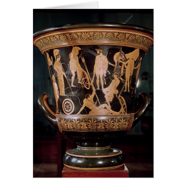 Rote Zahl Kelch krater des Dachbodens (Vorne)