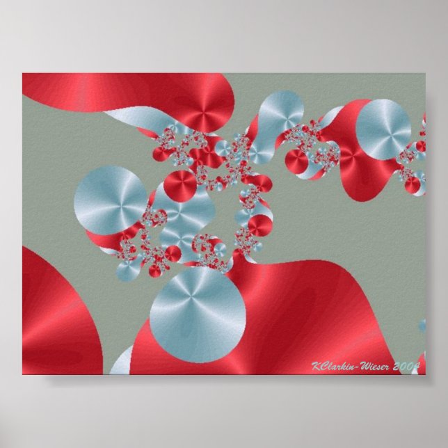 Rote Zellen und weiße Zellen Poster (Vorne)