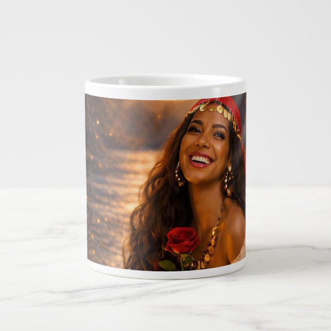 rote Zigeunerin  Jumbo-Tasse (Vorderseite)