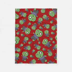 Rote Zombies Fleecedecke