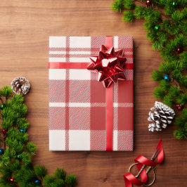 Rote Zuckerstange Geschenkpapier