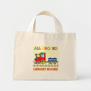 Rote Zug-Bibliothek bucht KinderTaschen-Tasche Mini Stoffbeutel