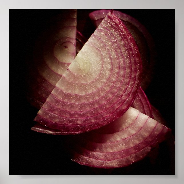Rote Zwiebel Poster (Vorne)