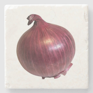 Rote Zwiebel-Steinuntersetzer Steinuntersetzer
