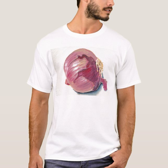 Rote Zwiebel T-Shirt (Vorderseite)
