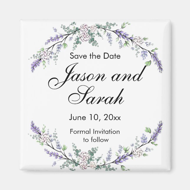 Rötelrosen Magnet (Vorne)