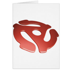 Roter 3D 45 U/min Adapter