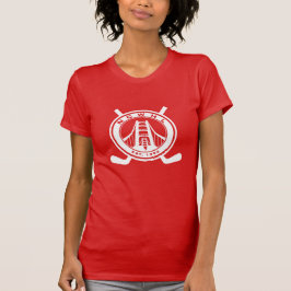 Roter Abteilungs-T - Shirt