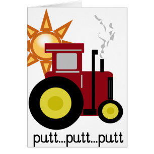 Roter Ackerschlepper