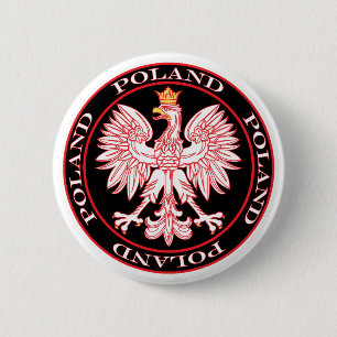 Roter Adler Button