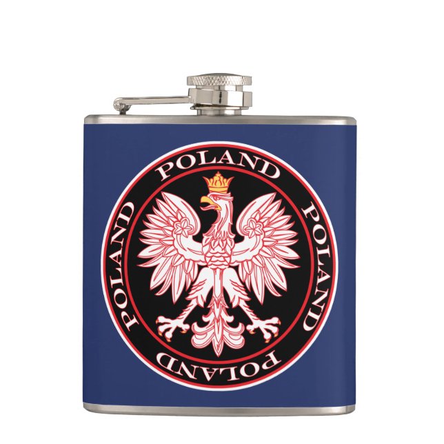 Roter Adler Flachmann (Vorderseite)