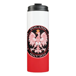 Roter Adler Thermosbecher