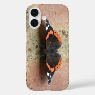 Roter Admiral Schmetterling iPhone 16 Hülle