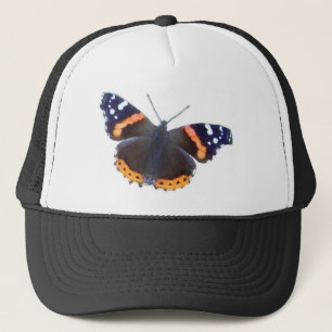 Roter Admirals-Schmetterling Truckerkappe